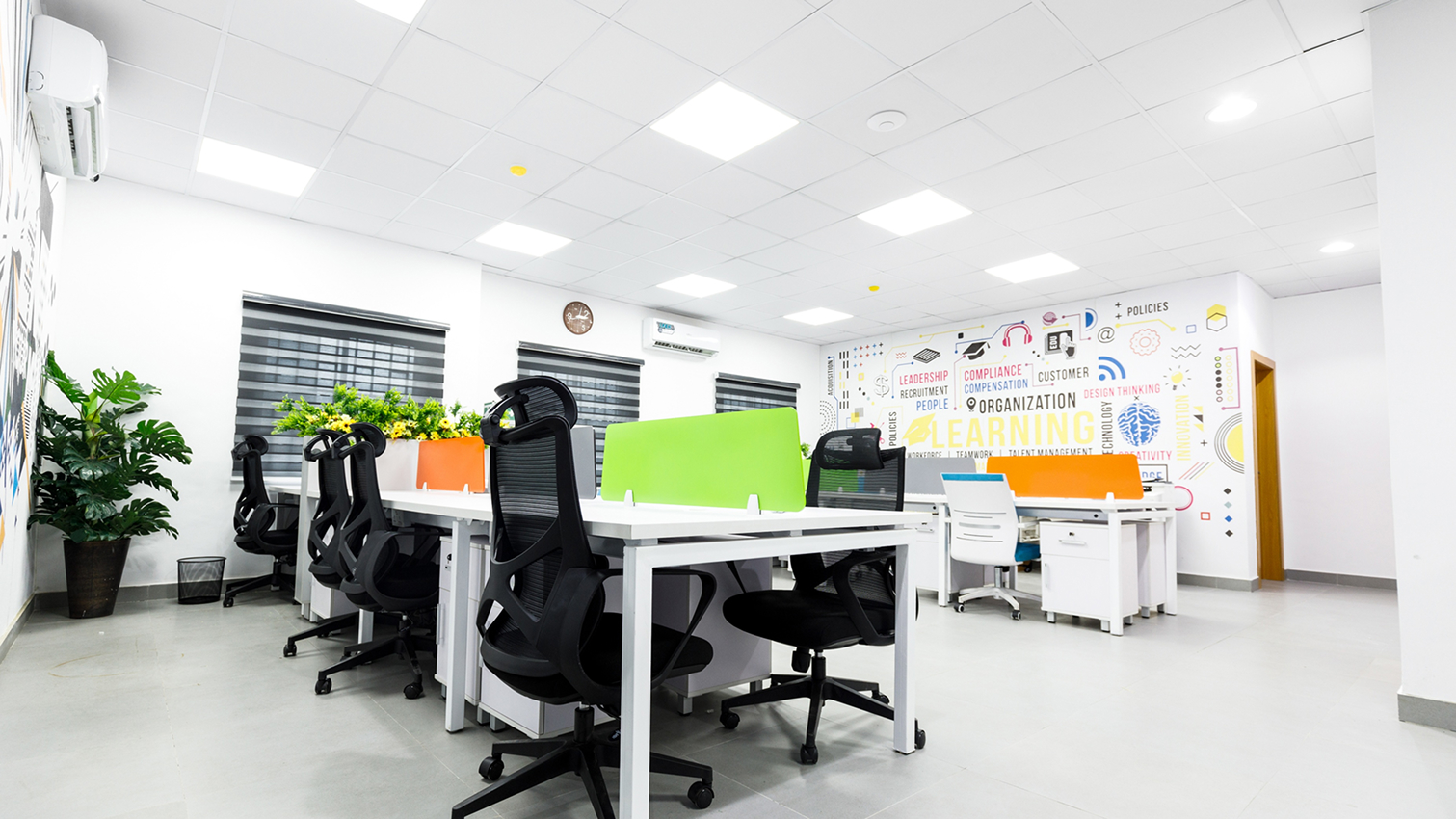 Modern coworking space